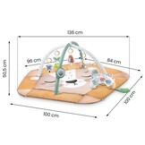 Speelkleed baby - babygym  - speelmat - 98x78 cm - dinosaurus