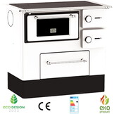 Houtfornuis - 85x91x56 cm - 5kW - wit - energielabel A