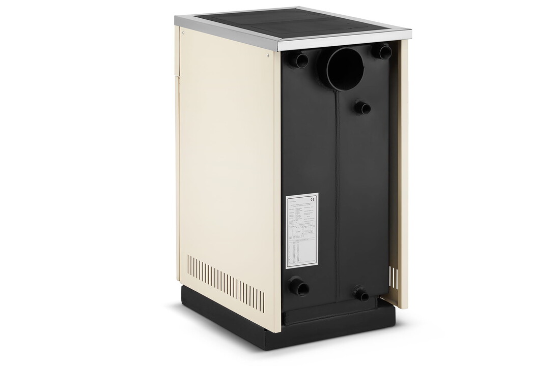 CV houtkachel - beige - energielabel: A+ - 17 kW