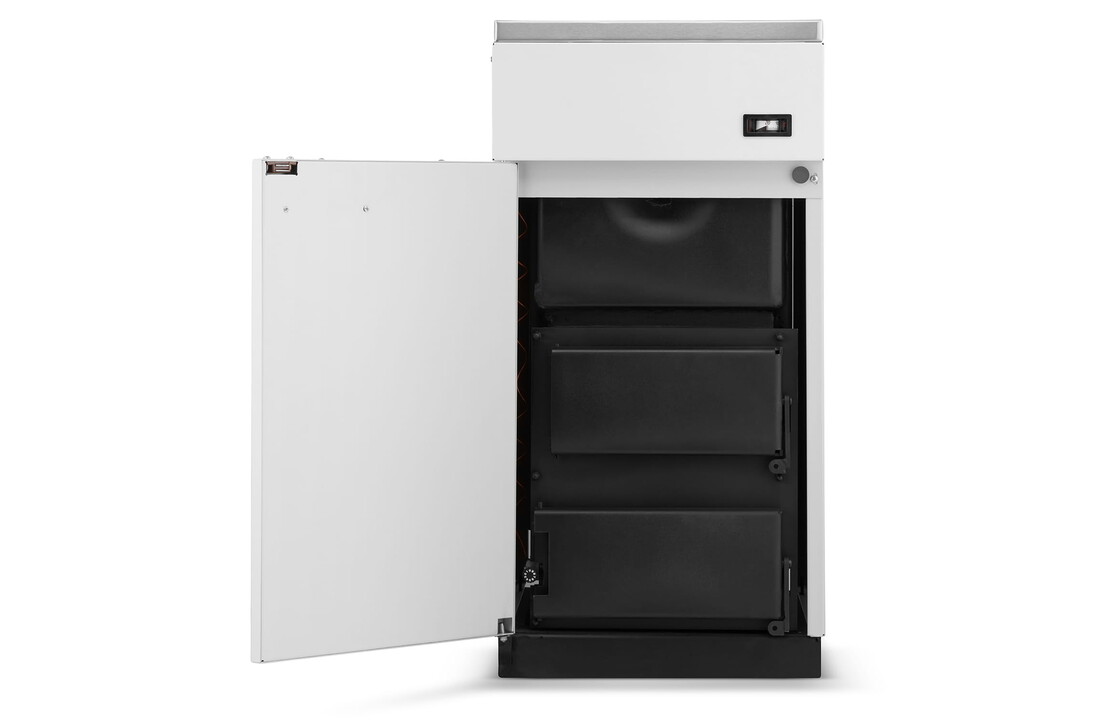 CV houtkachel - wit - energielabel: A+ - 17 kW