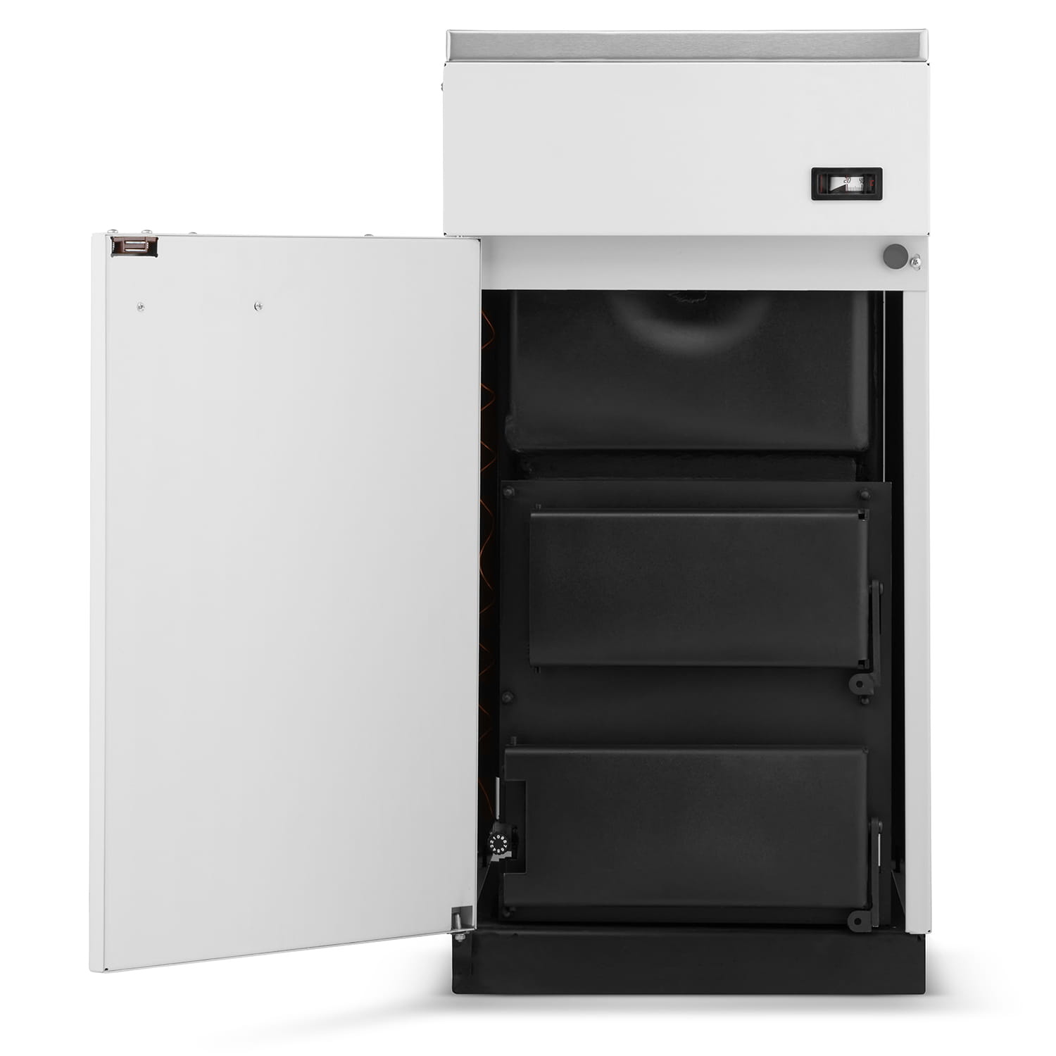 CV houtkachel - wit - energielabel: A+ - 17 kW