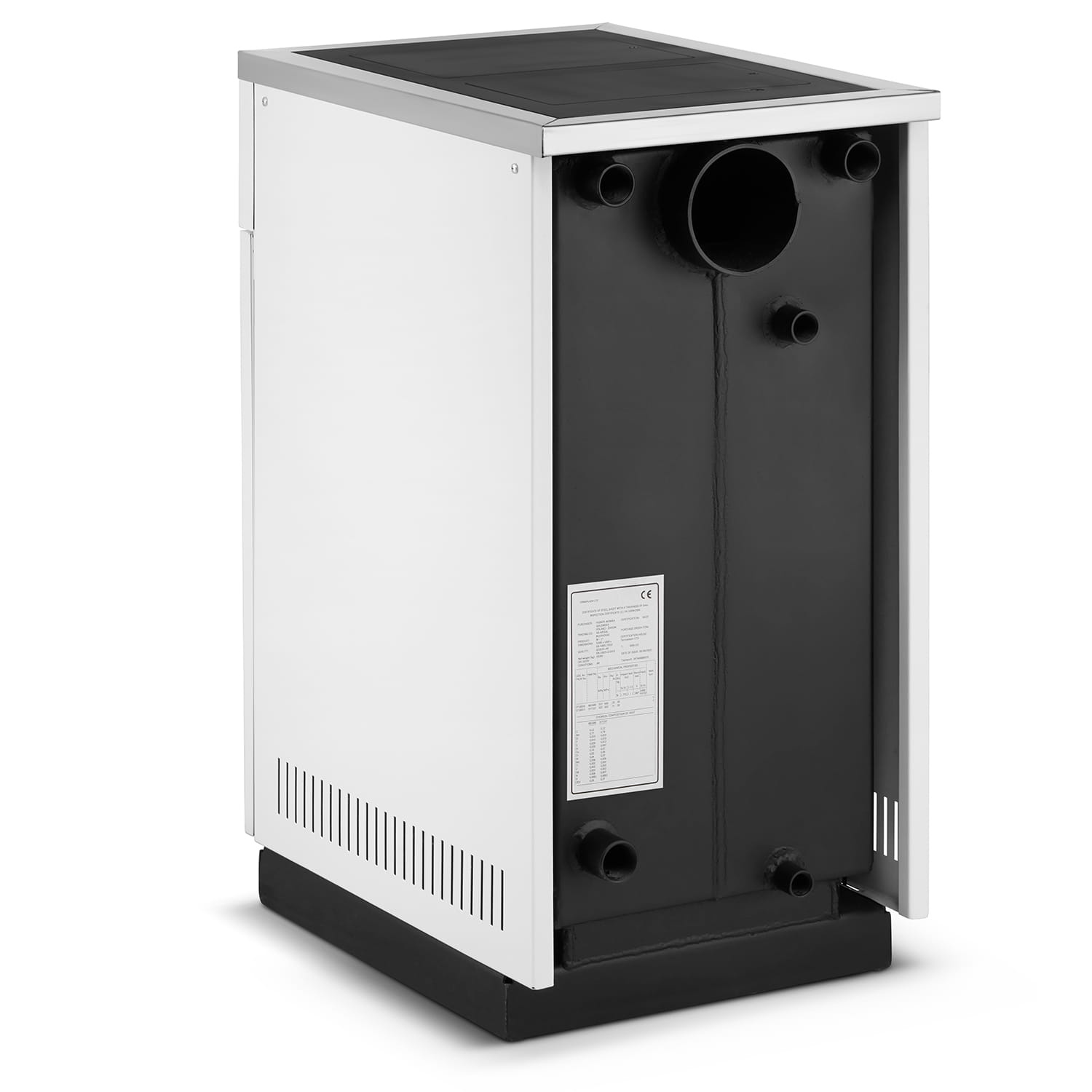 CV houtkachel - wit - energielabel: A+ - 17 kW