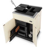 CV houtkachel - beige - energielabel: A+ - 20 kW