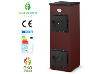 Houtkachel - 7kW - 94x32,5x33 cm - bruin