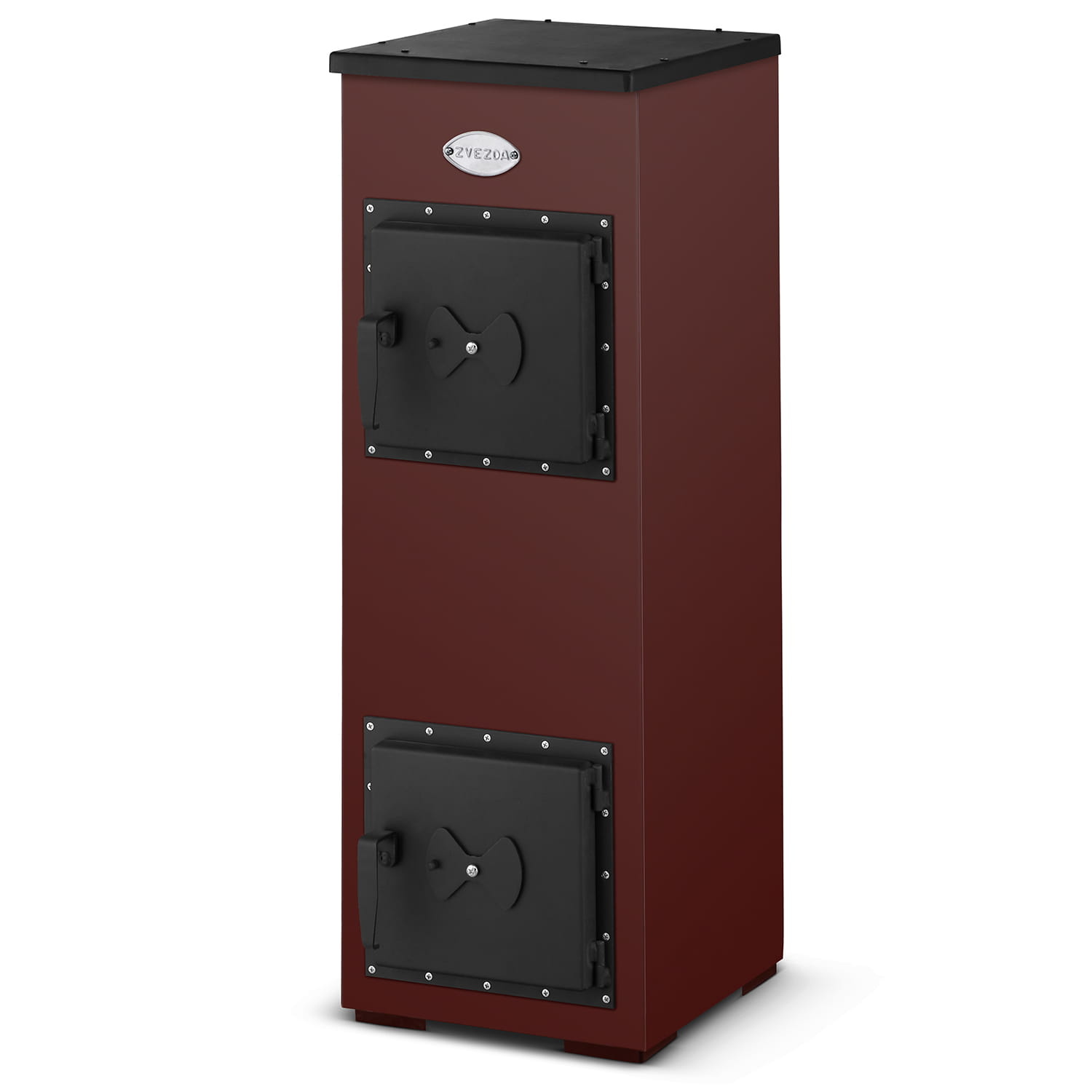 Houtkachel - 7kW - 94x32,5x33 cm - bruin