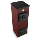 Houtkachel - 7kW - 94x32,5x33 cm - bruin