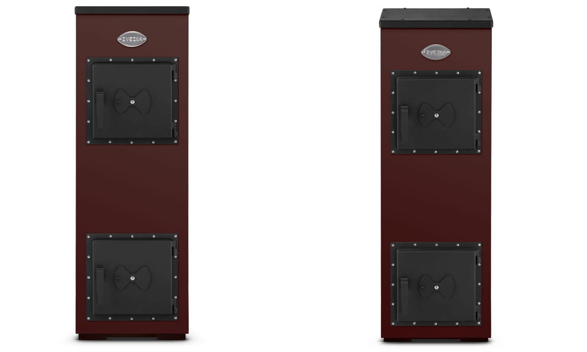 Houtkachel - 7kW - 94x32,5x33 cm - bruin