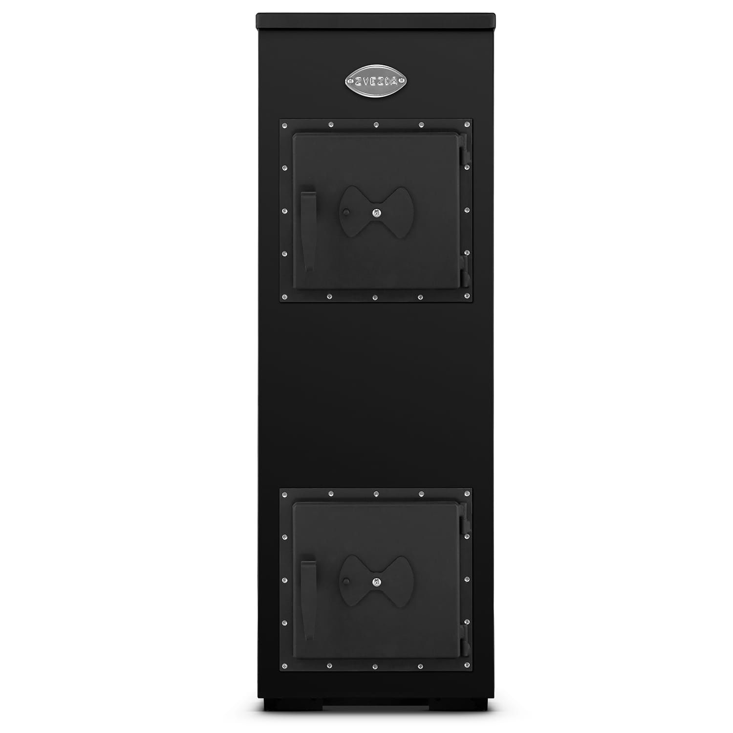 Houtkachel - 7kW - 94x32,5x33 cm - zwart