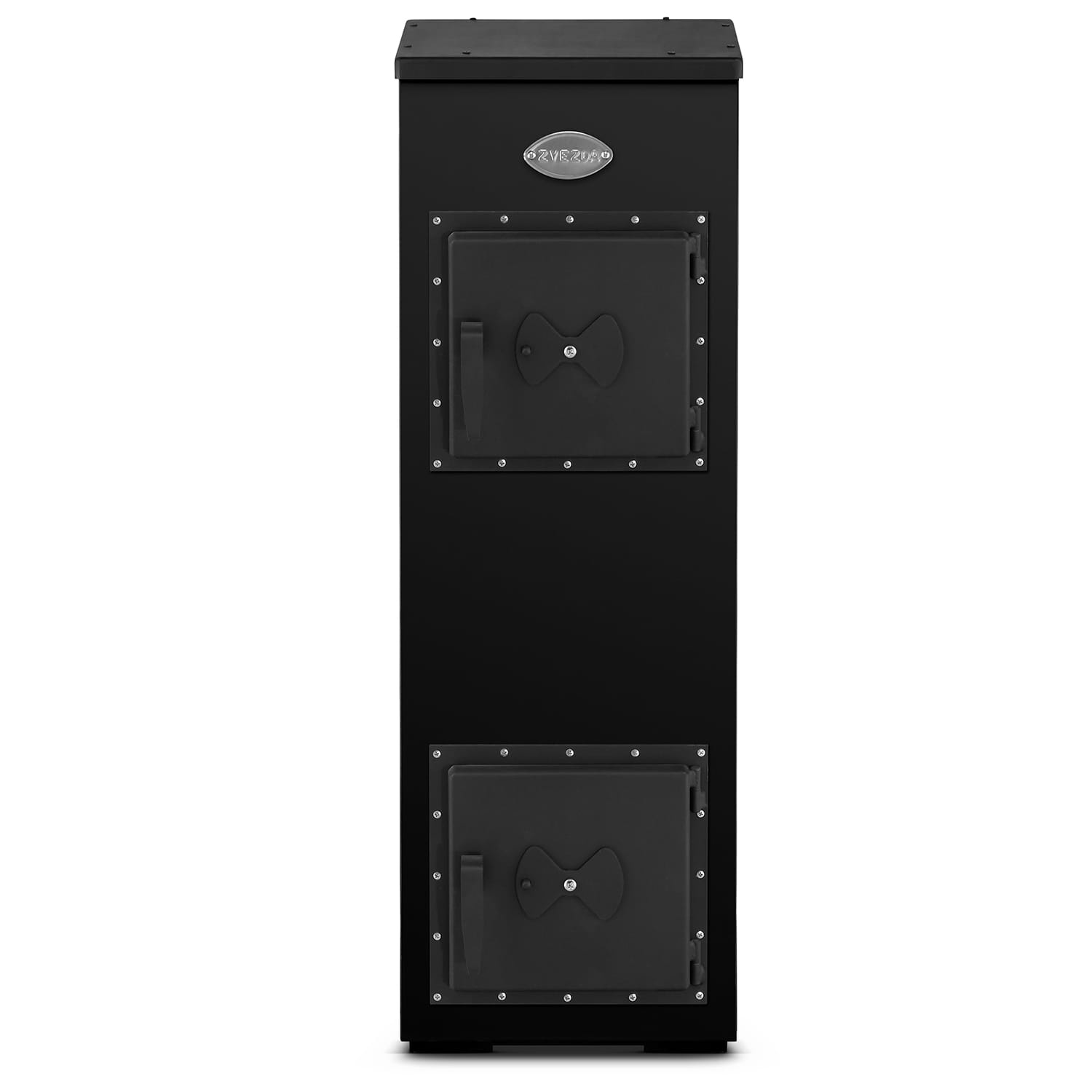 Houtkachel - 7kW - 94x32,5x33 cm - zwart
