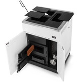 CV houtkachel - wit - energielabel: A+ - 20 kW