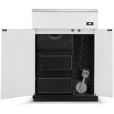 CV houtkachel - wit - energielabel: A+ - 20 kW