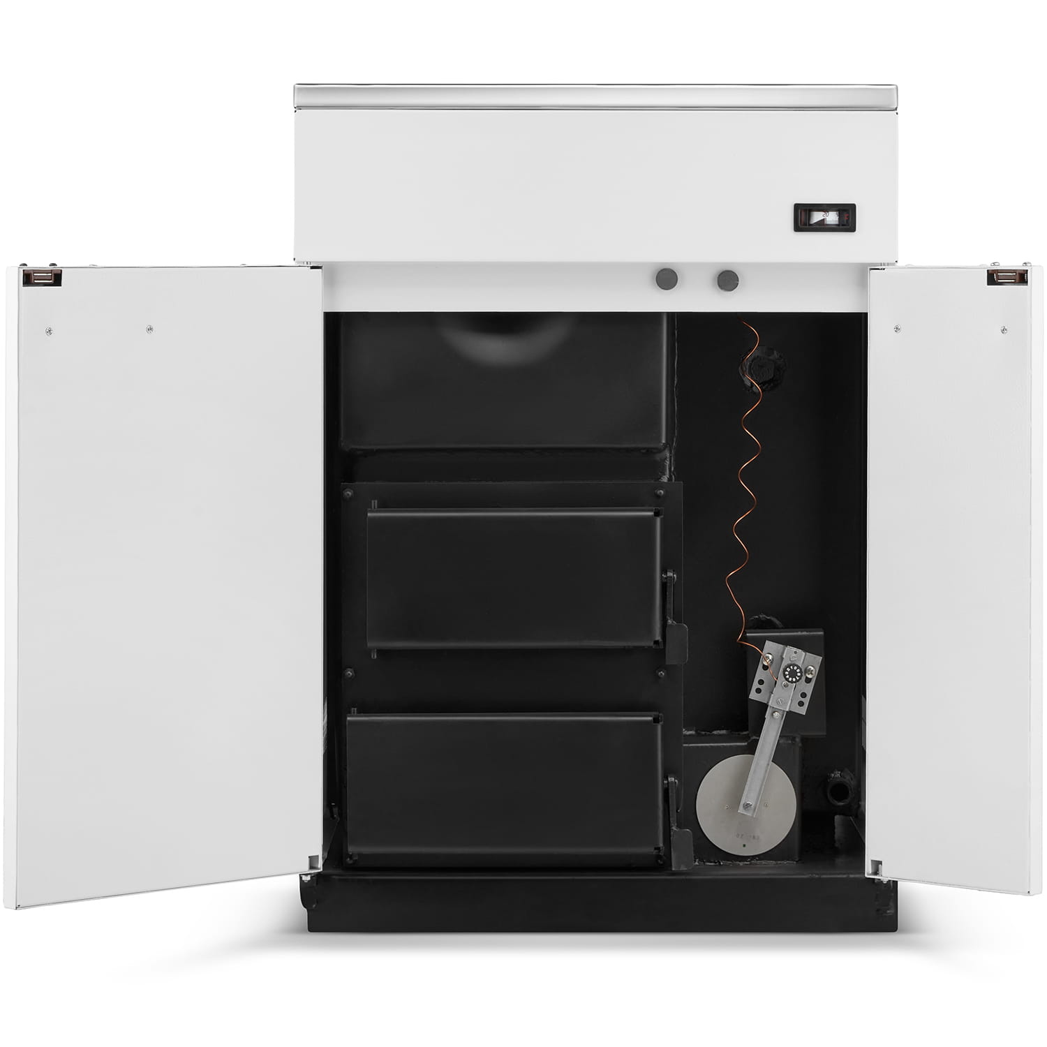 CV houtkachel - wit - energielabel: A+ - 20 kW