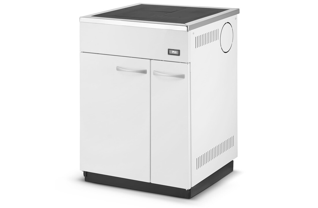 CV houtkachel - wit - energielabel: A+ - 20 kW