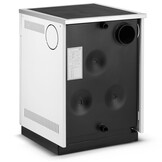 CV houtkachel - wit - energielabel: A+ - 20 kW