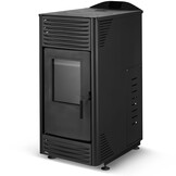 Pelletkachel - 15kW - zwart - energielabel A++ - smart