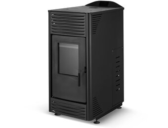 Pelletkachel - 15kW - zwart - energielabel A++ - smart