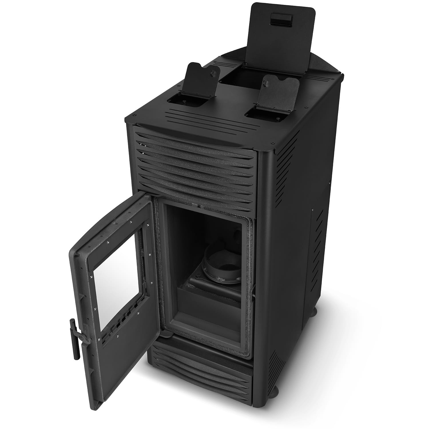 Pelletkachel - 15kW - zwart - energielabel A++ - smart