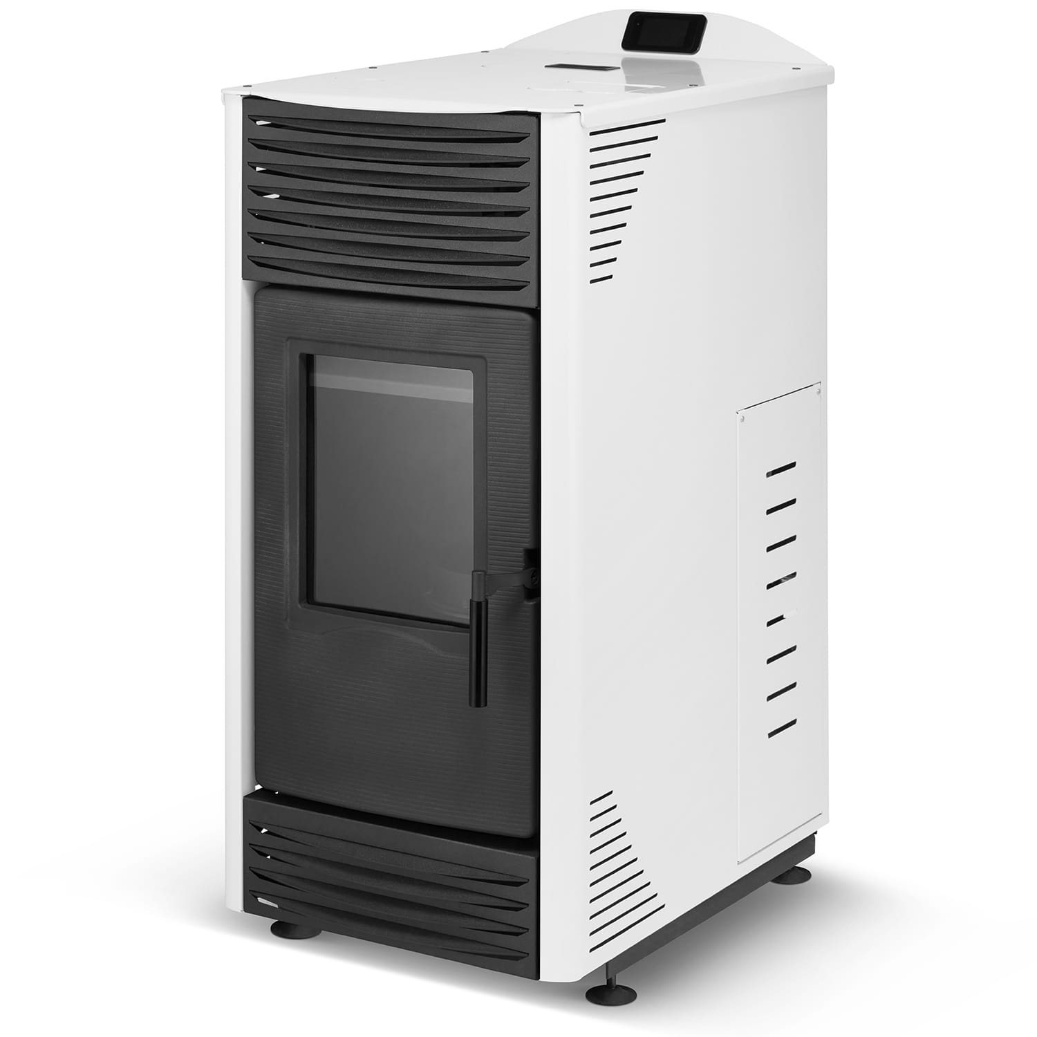 Pelletkachel - 15kW - wit - energielabel A++ - smart