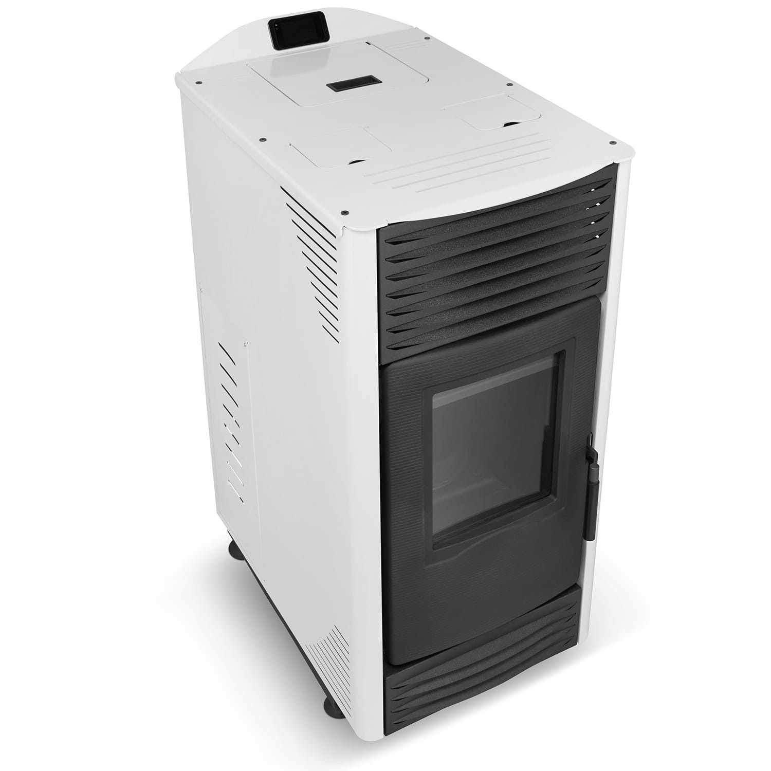 Pelletkachel - 15kW - wit - energielabel A++ - smart