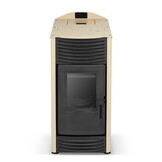 Pelletkachel - 15kW - beige - energielabel A++ - smart