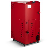 Pelletkachel - 15kW - rood - energielabel A++ - smart