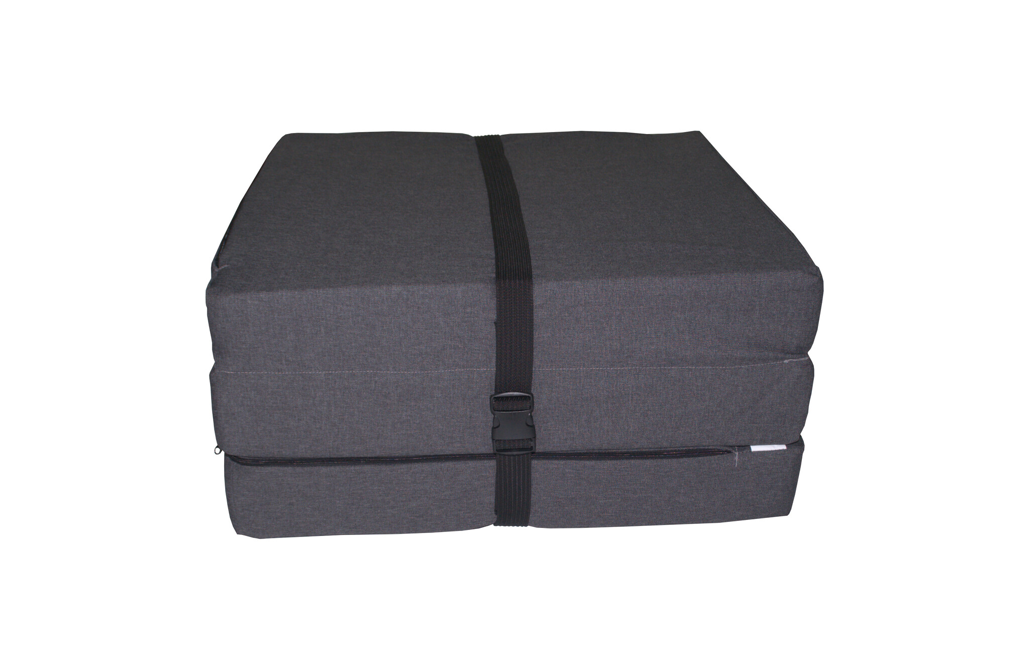 Opvouwbaar matras - logeermatras - 195x60x8 cm - antraciet