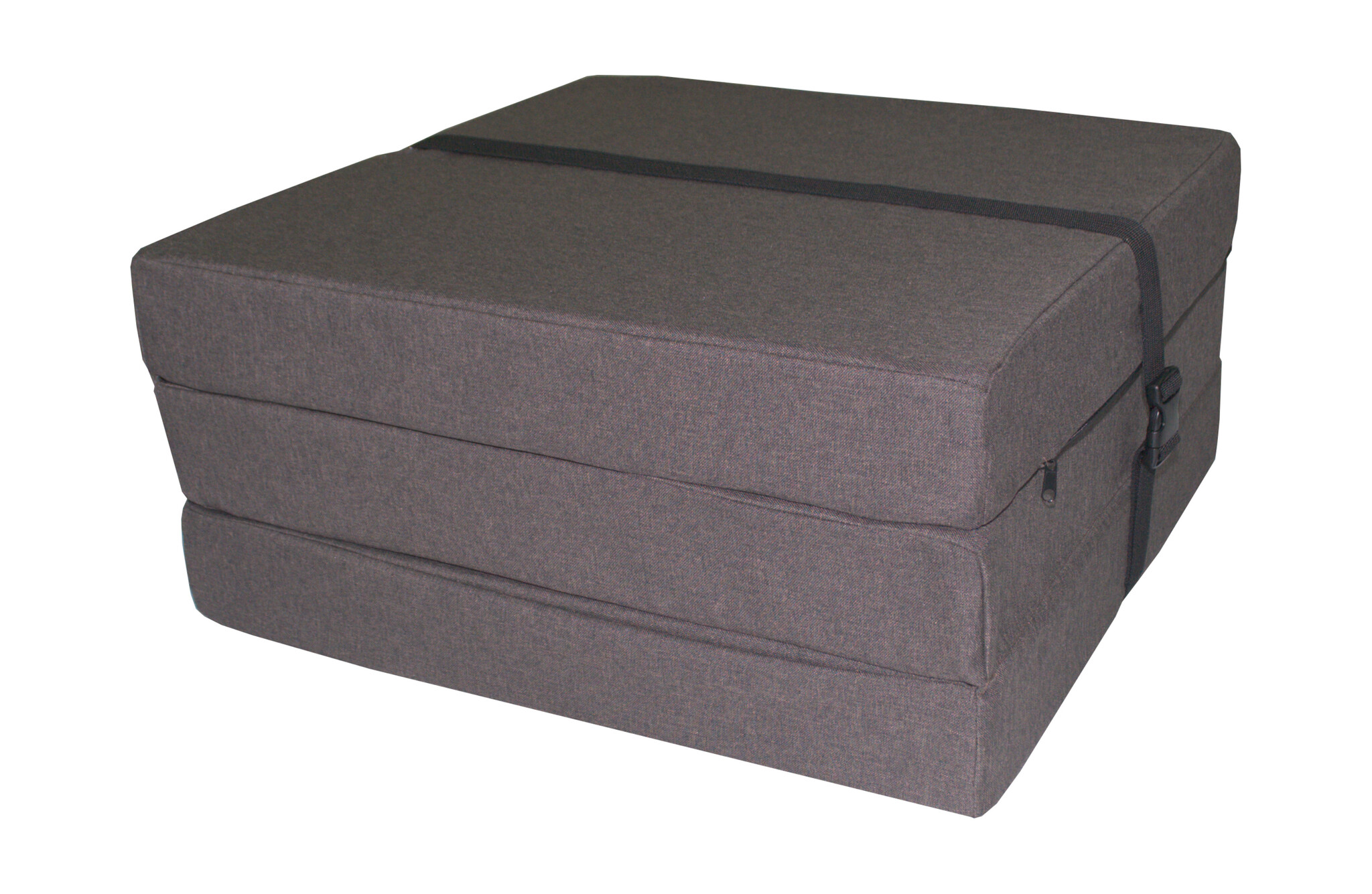 Opvouwbaar matras - logeermatras - 195x60x8 cm - bruin