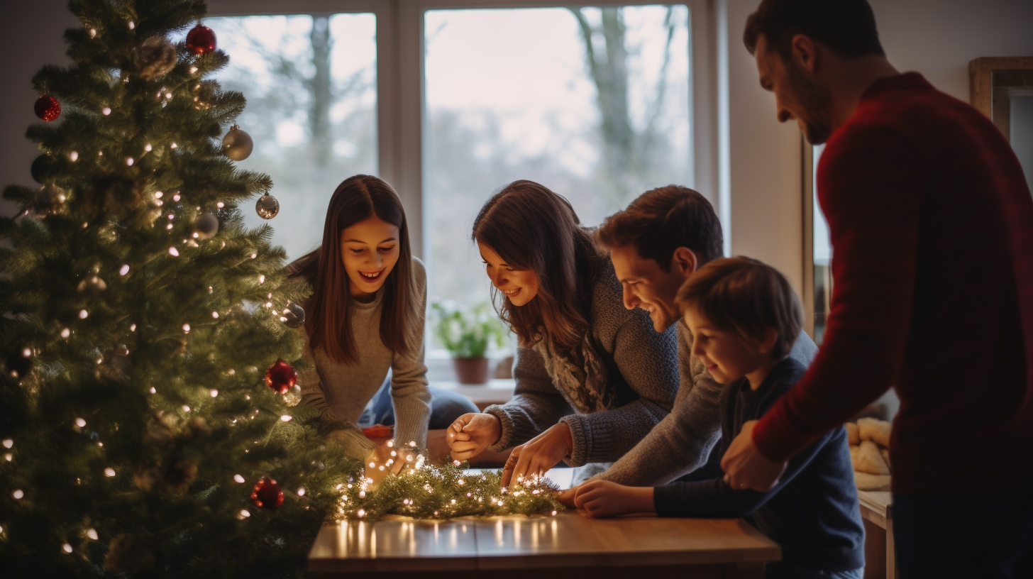 De magie van een kunstkerstboom