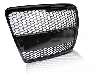 RS Grille - glans zwart - Audi A6 (C6) RS-style 04 04-08 - PDC
