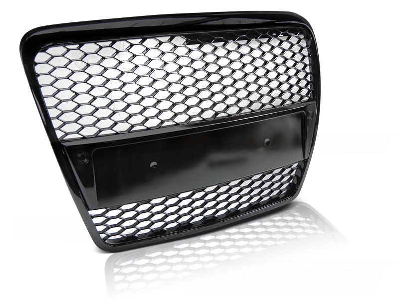 RS Grille - glans zwart - Audi A6 (C6) RS-style 04 04-08 - PDC