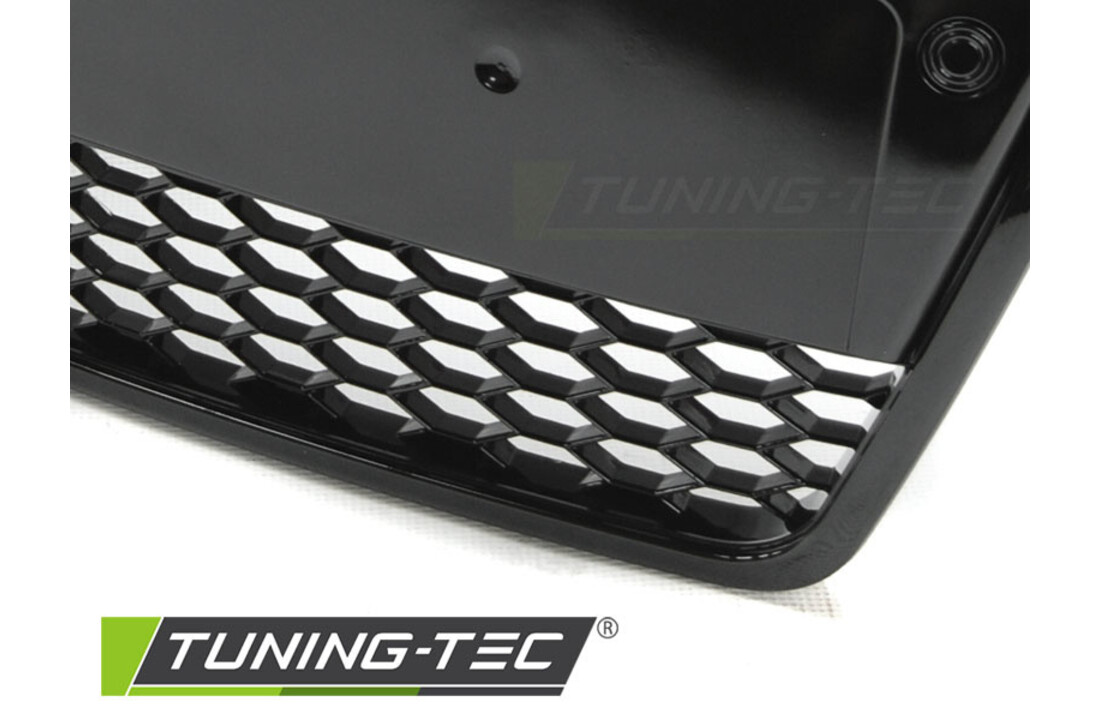 RS Grille - glans zwart - geschikt voor Audi A6 (C6) RS-style 04 04-08 - PDC