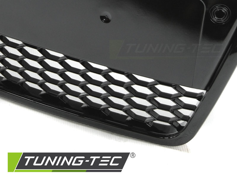RS Grille - glans zwart - geschikt voor Audi A6 (C6) RS-style 04 04-08 - PDC