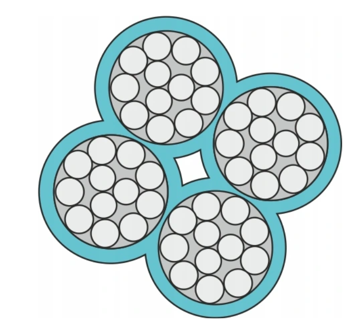 Touwladder - dakladder - 20 meter