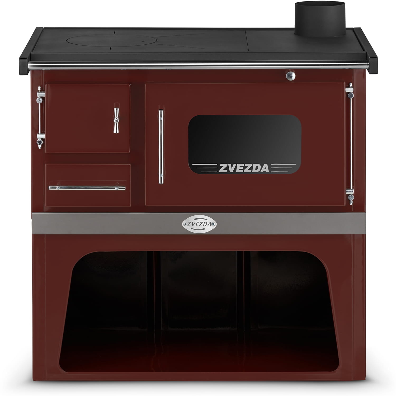 Houtfornuis - met kookplaat - 8 kW - A++