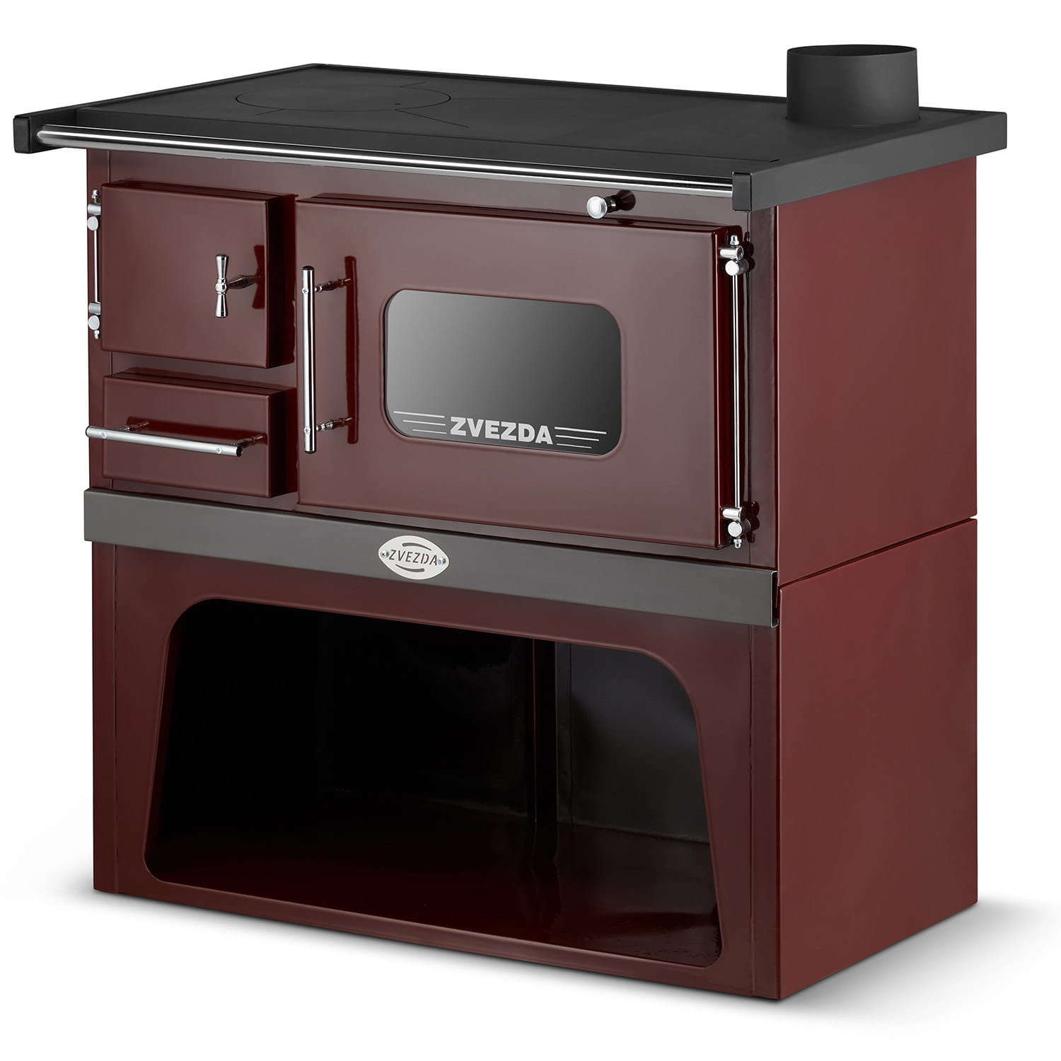 Houtfornuis - met kookplaat - 8 kW - A++