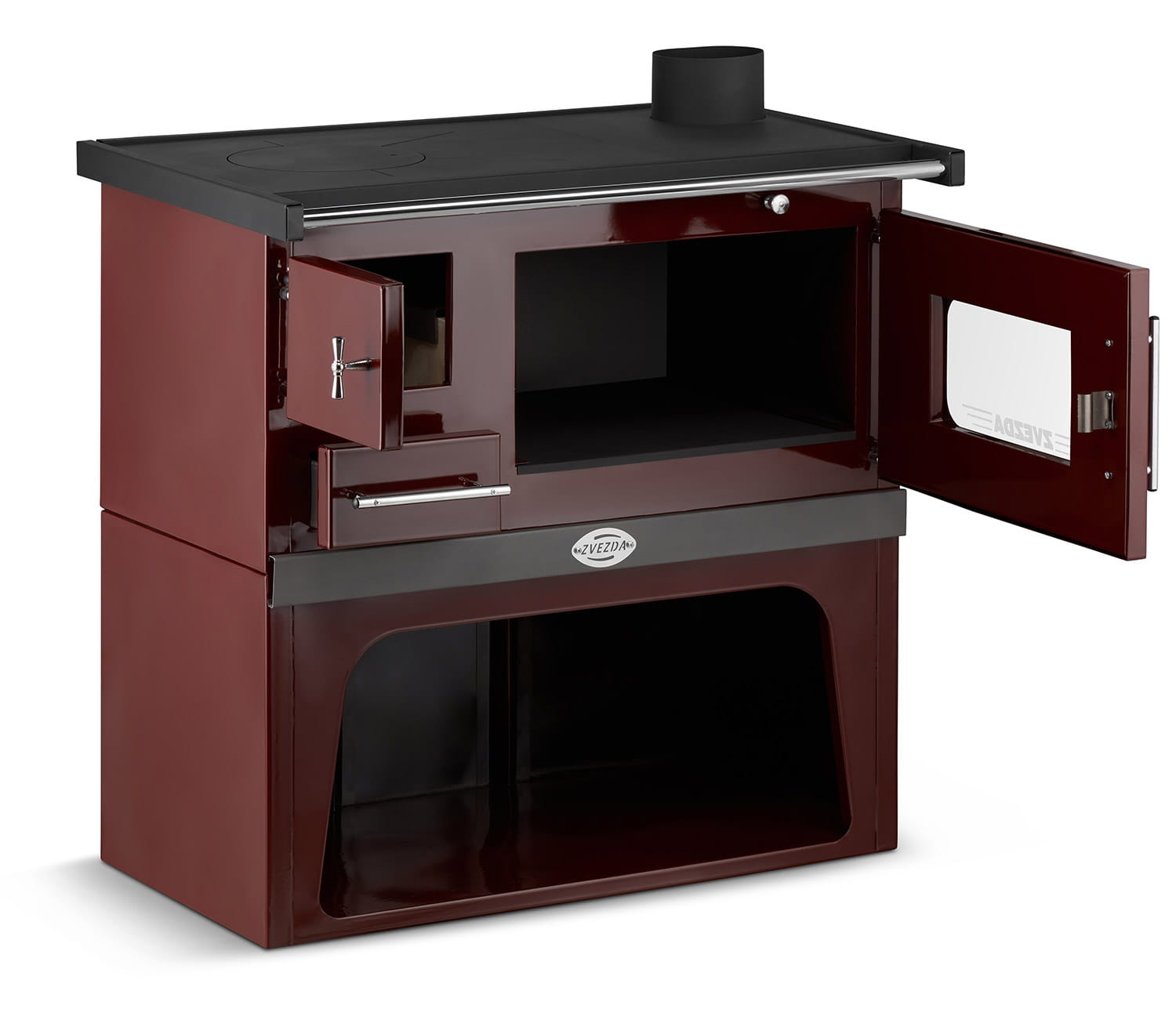 Houtfornuis - met kookplaat - 8 kW - A++