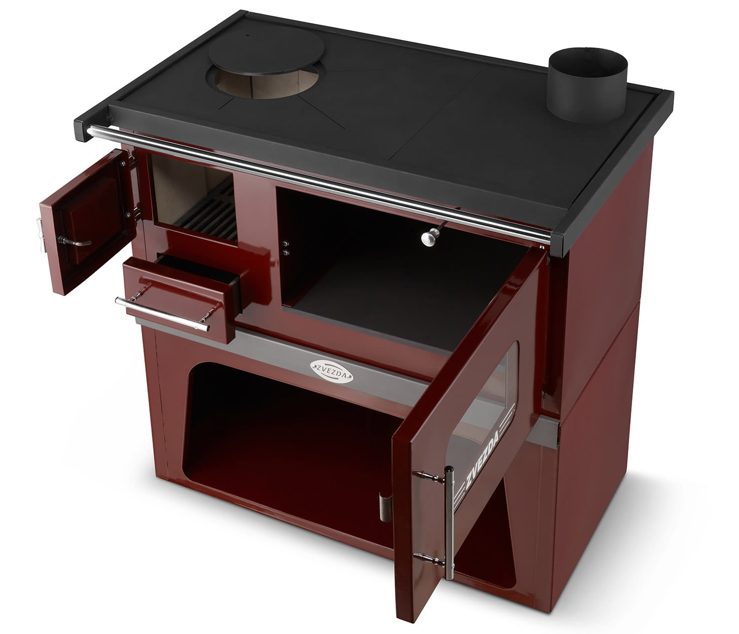 Houtfornuis - met kookplaat - 8 kW - A++