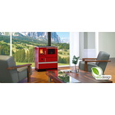 Houtkachel - 6,7 kW tot 8 kW -  energielabel A+