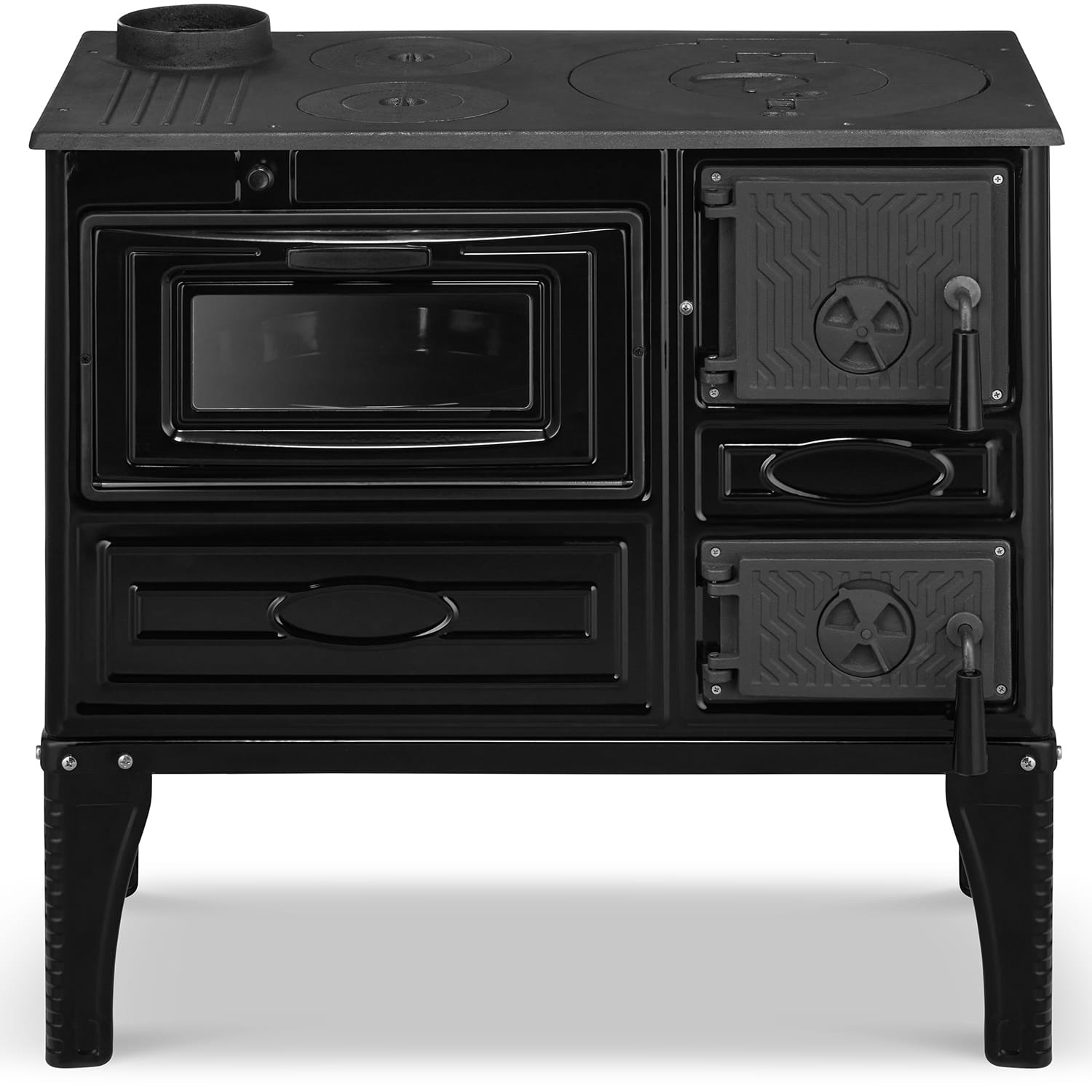 Houtfornuis - houtkachel - 8,7 kW tot 10,7 kW - energielabel A