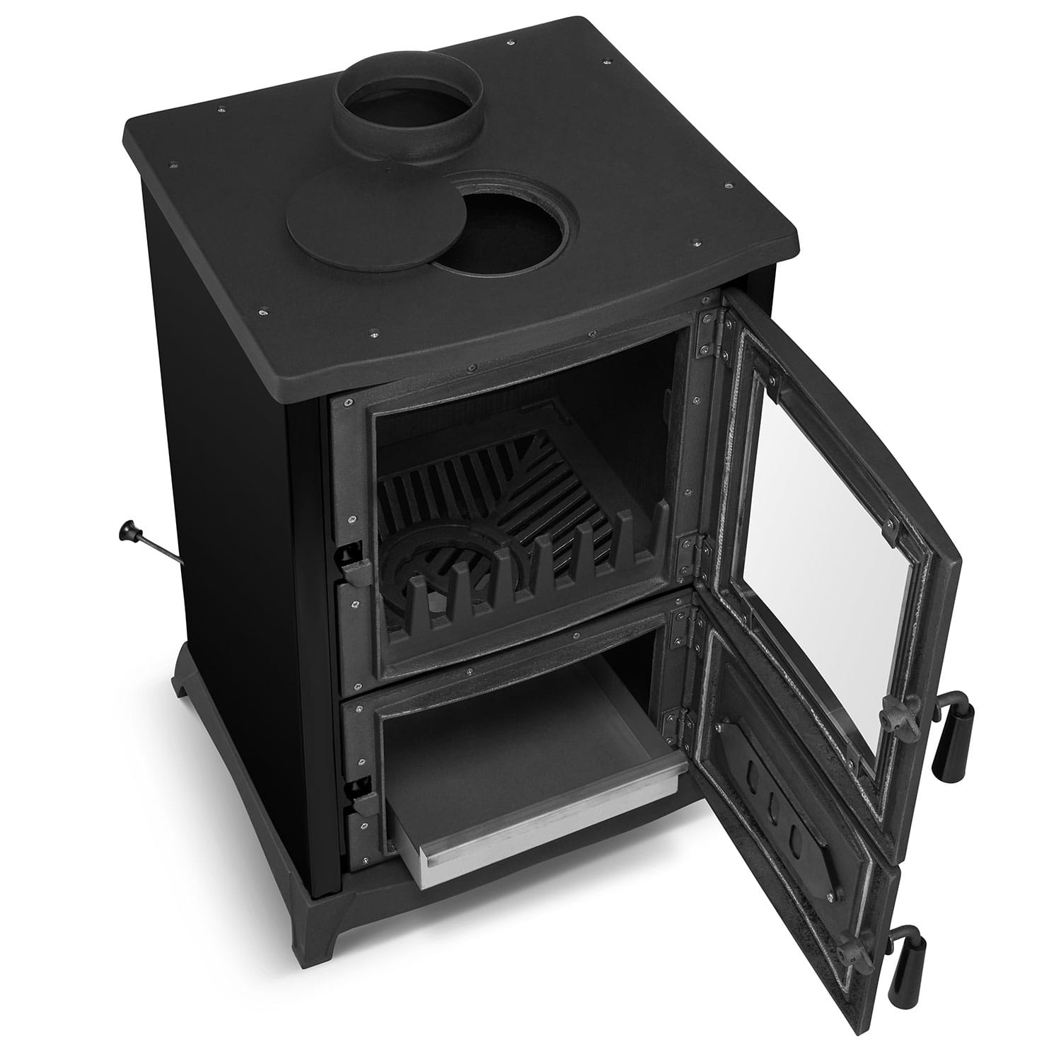 Houtkachel - met kookplaat - 6,5 kW tot 8,5 kW -  energielabel A