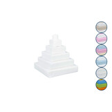 Foam blokken - stapel toren - 55x55x60cm - wit