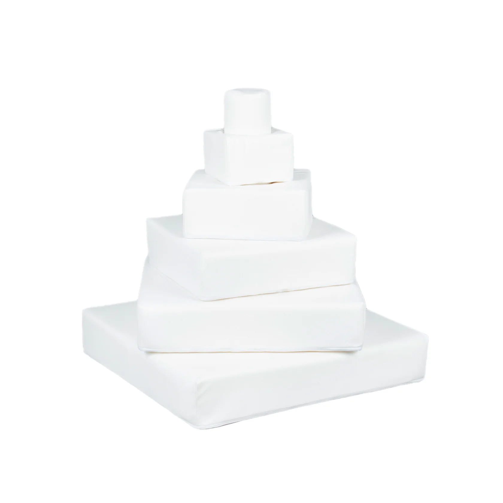 Foam blokken - stapel toren - 55x55x60cm - wit