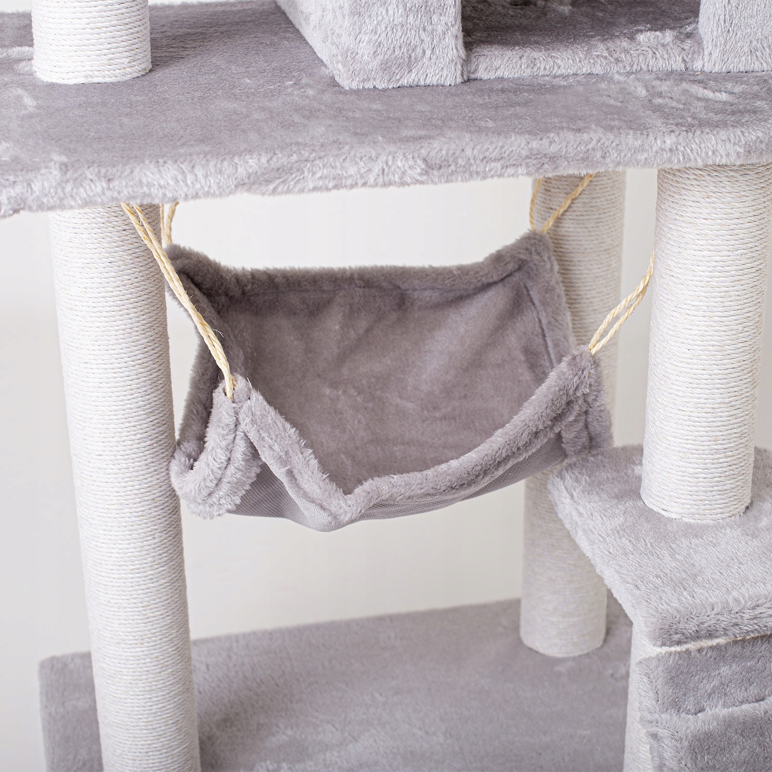 Krabpaal - kattenkrabpaal - kattenpaal - 56x39x123cm - grijs