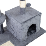 Krabpaal - kattenkrabpaal - kattenpaal - 60x45x85cm - antraciet