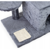 Krabpaal - kattenkrabpaal - kattenpaal - 60x45x85cm - antraciet