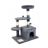 Krabpaal - kattenkrabpaal - kattenpaal - 60x45x85cm - antraciet