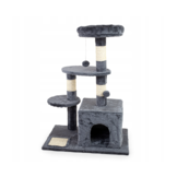 Krabpaal - kattenkrabpaal - kattenpaal - 60x45x85cm - antraciet