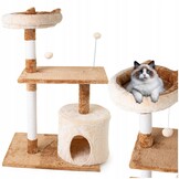 Krabpaal - kattenkrabpaal - kattenpaal - 60x41x89cm - beige