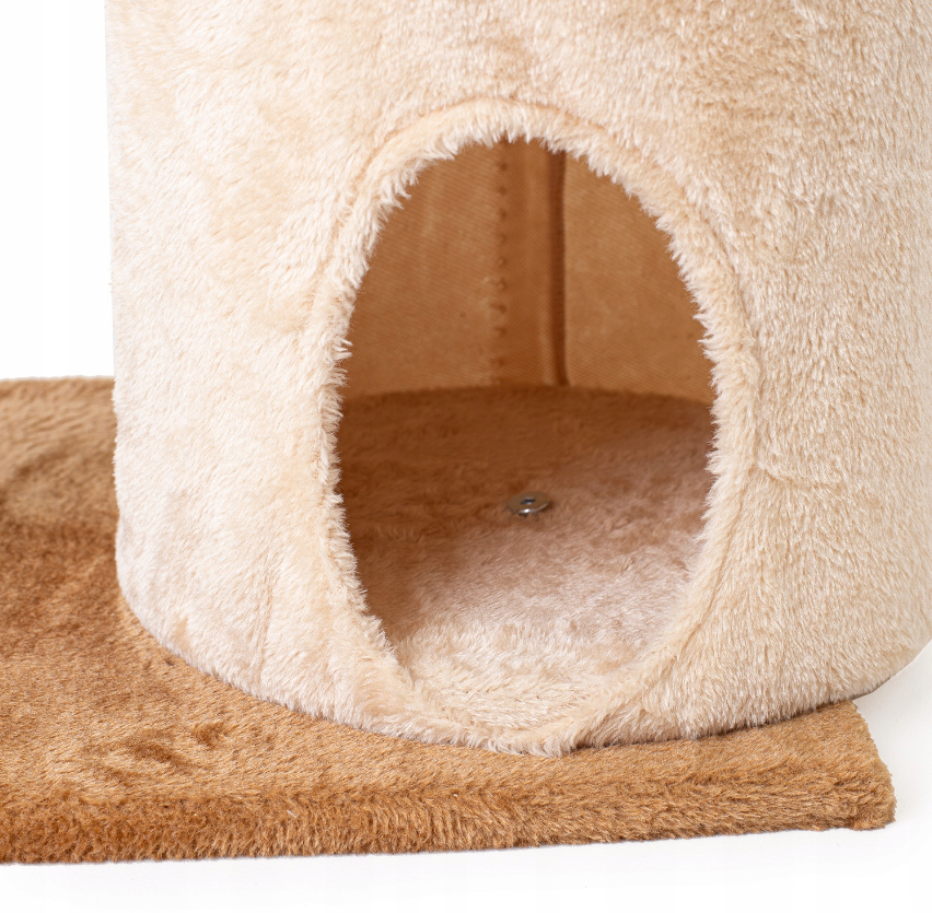 Krabpaal - kattenkrabpaal - kattenpaal - 60x41x89cm - beige