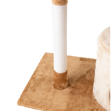 Krabpaal - kattenkrabpaal - kattenpaal - 60x41x89cm - beige